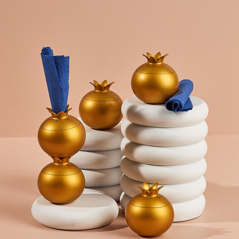 Pomegranate Napkin Holder & Salt Shaker - Fresh