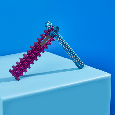 Stylish Waffle Noisemaker for Purim