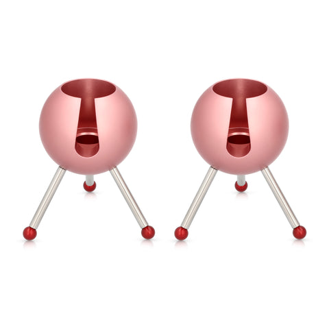 Sputnik Shabbat Candleholders