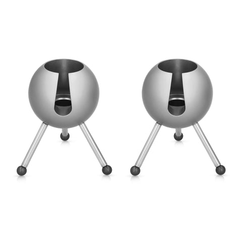 Sputnik Shabbat Candleholders