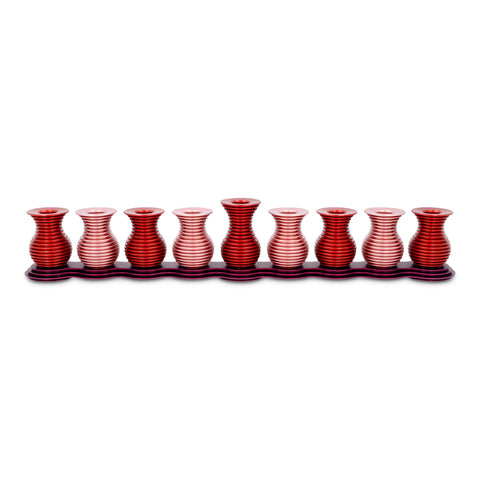 Modular Jugs Hanukkiah - Grooved