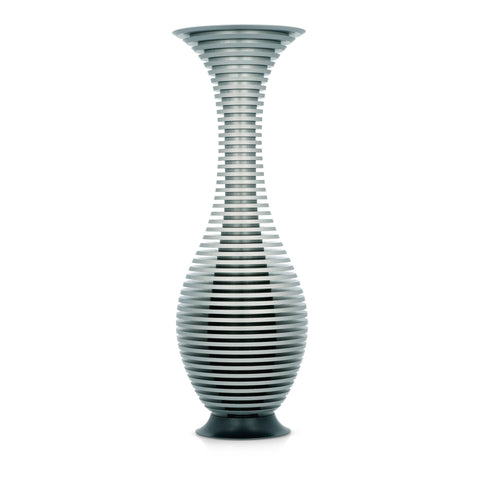 Long Necked Vase - Grooved