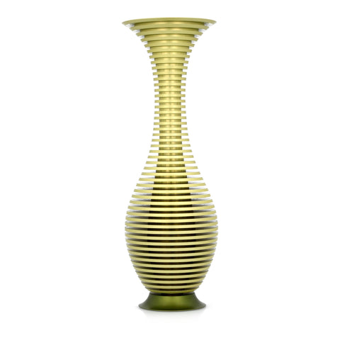 Long Necked Vase - Grooved