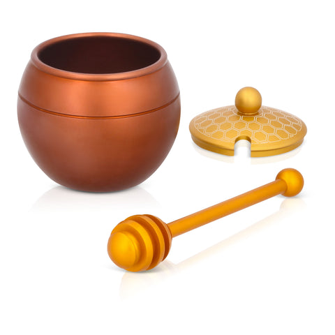 Honeycomb Honey Jar for Rosh Hashanah