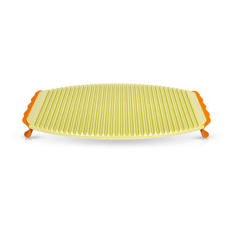 Challah Bread Serving Tray - Grooved