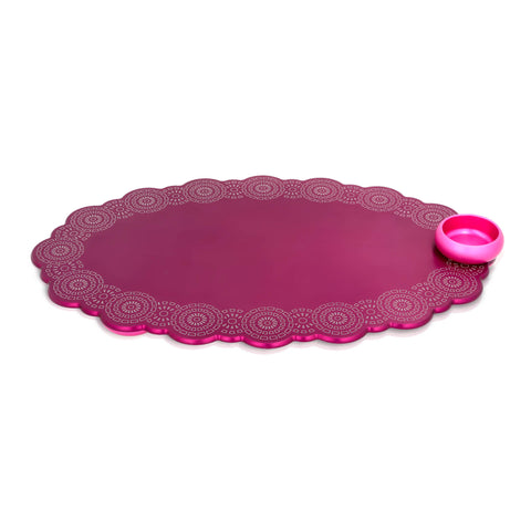 Challah Bread & Salt Serving Tray