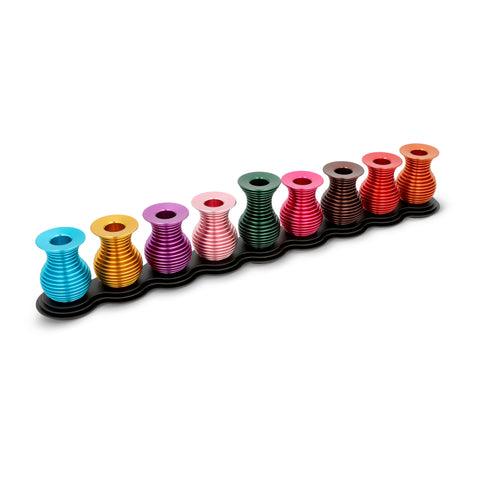 Modular Jugs Hanukkiah - Grooved