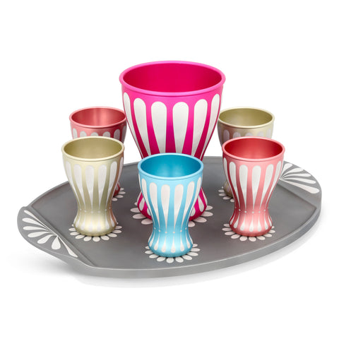 Holiday And  Kiddush Liqueur Cups Set
