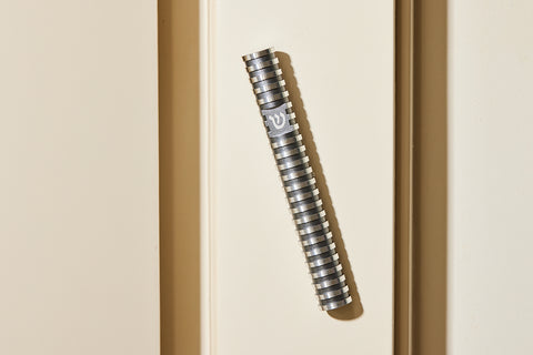 Round Mezuzah Case - Grooved