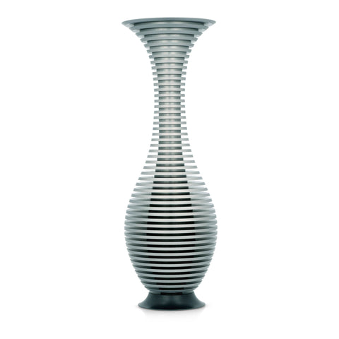 Long Striped Vase